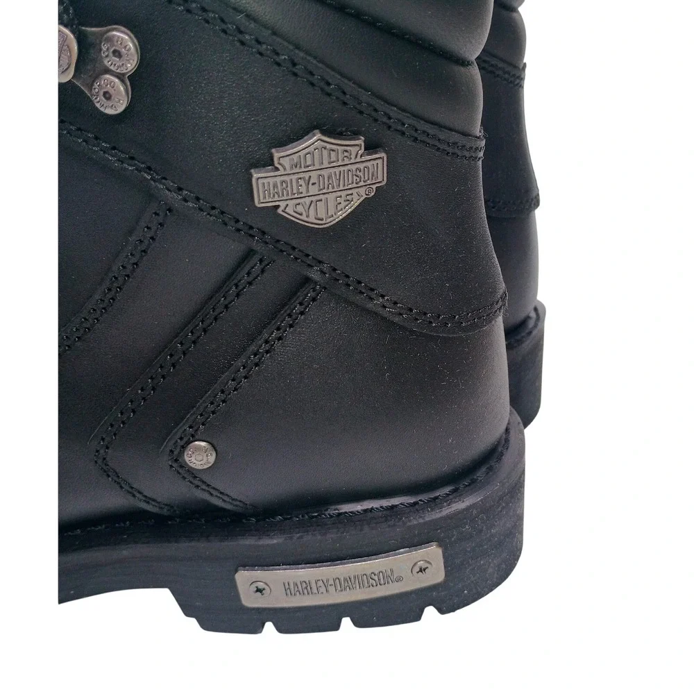 Harley-Davidson Electron Men Black Leather Motorcycle Boots D96017 Men Sz 13 NEW